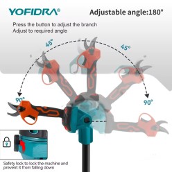 Sekator Elektryczny z Wysięgnikiem 2 Metry 2x Akumulator