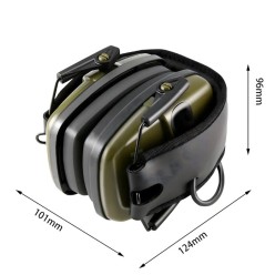 Słuchawki Strzleckie Wojskowe Taktyczne z Redukcją Szumu