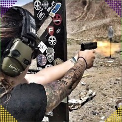 Słuchawki Strzleckie Wojskowe Taktyczne z Redukcją Szumu