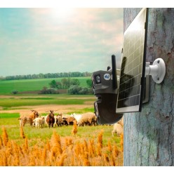 Kamera Zewnętrzna 4G LTE Solarna 3 Obiektywy Funkcja AI