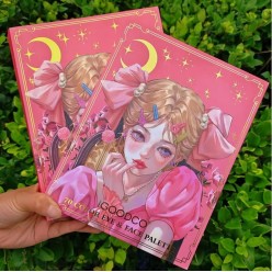 Paleta Cieni 70 szt Zestaw z Pędzelkami i Lusterkiem Makijaż Dla Dzieci