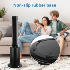 2w1 Wentylator Oscylacyjny Kolumnowy Bezłopatkowy Grzejnik 1950 W