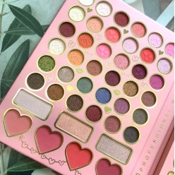 Paleta Cieni 70 szt Zestaw z Pędzelkami i Lusterkiem Makijaż Dla Dzieci