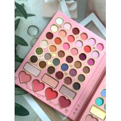 Paleta Cieni 70 szt Zestaw z Pędzelkami i Lusterkiem Makijaż Dla Dzieci