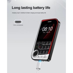 Telefon Komórkowy V10 Mikro Rozmiarów 2,01 Cala Dual SIM z Funkcją Modulacji Głosu