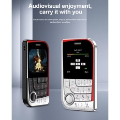 Telefon Komórkowy V10 Mikro Rozmiarów 2,01 Cala Dual SIM z Funkcją Modulacji Głosu