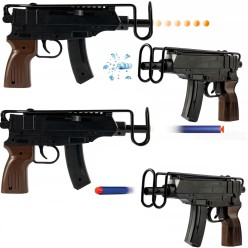 Replika pistoletu Scorpion 6 mm / 12 mm Zestaw z Kulkami Żelowymi Gumowymi i Piankowymi