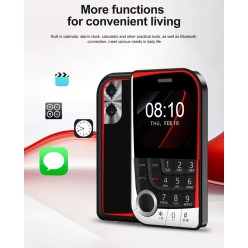 Telefon Komórkowy V10 Mikro Rozmiarów 2,01 Cala Dual SIM z Funkcją Modulacji Głosu