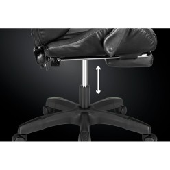 Fotel Gamingowy Kruger&matz Gx-150 Czarny z Podświetleniem LED