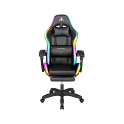 Fotel Gamingowy Kruger&matz Gx-150 Czarny z Podświetleniem LED