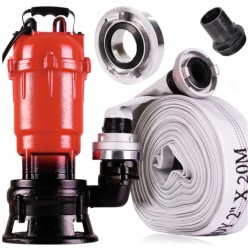 Zestaw Pompa Szamba z Wężem 20 metrów Do Brudnej Wody z Rozdrabniaczem 3950 Wat