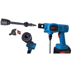 Myjka Ciśnieniowa Akumulatorowa Kompresor 2x Akumulatory 60Bar 2x4AH