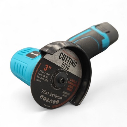 Mini Szlifierka Kątowa 19500 obr/min 2x18V Zestaw z Tarczą 3'