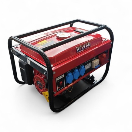 Benzynowy Agregat Prądotwórczy Generator Prądu 230V 1x Gniazdo 3 Fazowe 3,5kW