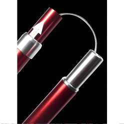 Kije Trekkingowe Do Nordic Walking Zestaw 2 szt Składane z Regulacją