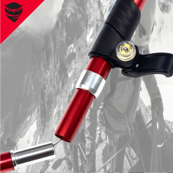 Kije Trekkingowe Do Nordic Walking Zestaw 2 szt Składane z Regulacją