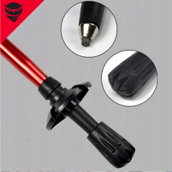 Kije Trekkingowe Do Nordic Walking Zestaw 2 szt Składane z Regulacją