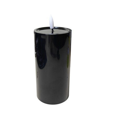 Znicz / Wkład Efekt Płomienia Świeczka LED Wbudowany Panel Solarny 18 cm