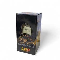 Znicz / Wkład Efekt Płomienia Świeczka LED z Świecącym Drucikiem 7,5x15