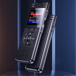 Dyktafon Profesjonalny Aktywacja Głosem Jakość 1536Kbps 64GB