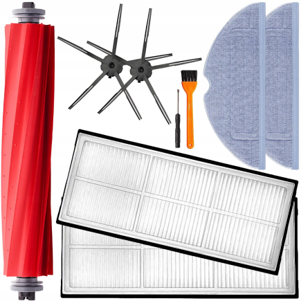 Zestaw szczotek, filtry Mopy Do Odkurzacza Xiaomi Roborock S7, S70, S75, MAXV i PLUS