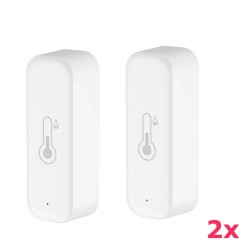 Zestaw 2x Czyjnik Temperatury Wilgotności na Android Termometr Higrometr