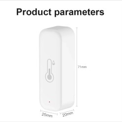 Zestaw 2x Czyjnik Temperatury Wilgotności na Android Termometr Higrometr