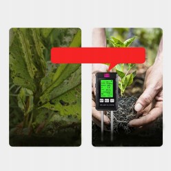 Miernik Ph ziemi Kwasomierz Gleby Tester wilgotność 6w1