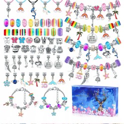 Zestaw Do Robienia Bransoletek Biżuterii Naszyjników Prezent DIY Kreatywny