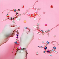 Zestaw Do Robienia Bransoletek Biżuterii Naszyjników Prezent DIY Kreatywny