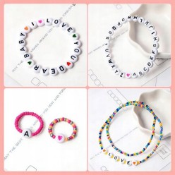 Zestaw Artystyczny Do Robienia Bransoletek i Naszyjników 12000 Elementów