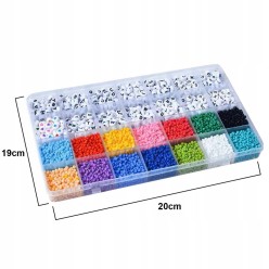 Zestaw Artystyczny Do Robienia Bransoletek i Naszyjników 12000 Elementów