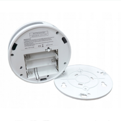 Czujnik Czadu i Dymu Bezprzewodowy Detektor Alarm LED i Dźwięk