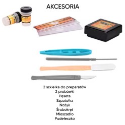 Mikroskop Edukacyjny Dla Dzieci z Podświetleniem LED i Zestaw  Akcesoriów 100x–1200x