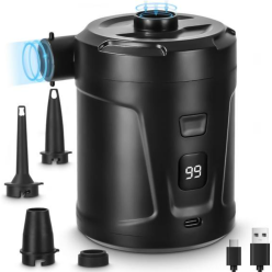 Bezprzewodowa Pompka Akumulatorowa Do Materacy Pontonu Basenu USB