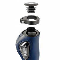 Wygodne Chwyty Rączki Rowerowe Gripy na Rower Antypoślizgowe Mocne EKOSKÓRA