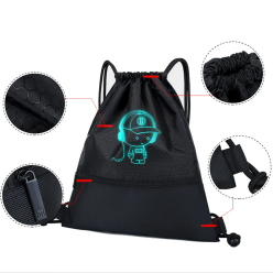 Plecak Szkolny 35L Świecący, Wodoodporny, z Funkcją Ładowania i Zestawem Akcesoriów