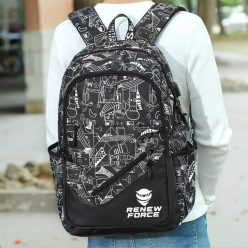 Plecak Szkolny 35L Świecący, Wodoodporny, z Funkcją Ładowania i Zestawem Akcesoriów