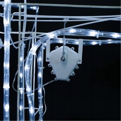 Świecący Duży Renifer z Ruchomą Głową na Boże Narodzenie 110x93cm