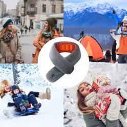 Szalik z Funkcją Grzania Zimowy Ocieplacz USB