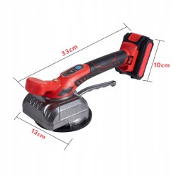 Zestaw Akumulatorowa Przyssawka Do płytek Wibrator Poziomujący 2x21V + Akcesoria