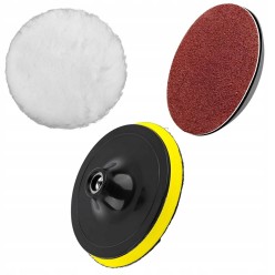 Polerka samochodowa rotacyjna 2600 W z regulacją obrotów + Pady Polerskie