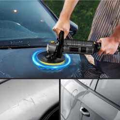 Polerka samochodowa rotacyjna 2600 W z regulacją obrotów + Pady Polerskie