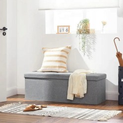 Pojemnik Skrzynia na Zabawki Schowek na Ubrania Duża Pufa