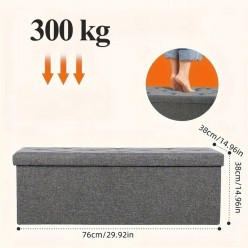 Pojemnik Skrzynia na Zabawki Schowek na Ubrania Duża Pufa