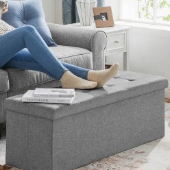 Pojemnik Skrzynia na Zabawki Schowek na Ubrania Duża Pufa