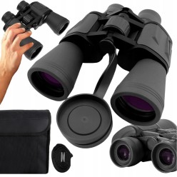 Wojskowa Lornetka Myśliwska 20x50 Zoom + Etui Szklana Optyka