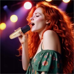 Zestaw Karaoke Głośnik Bluetooth z Dwoma Mikrofonami LED RGB