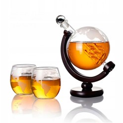 Zestaw Karafka do Whisky i Dwie Szklanki  850ml