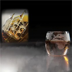 Zestaw Karafka do Whisky i Dwie Szklanki  850ml